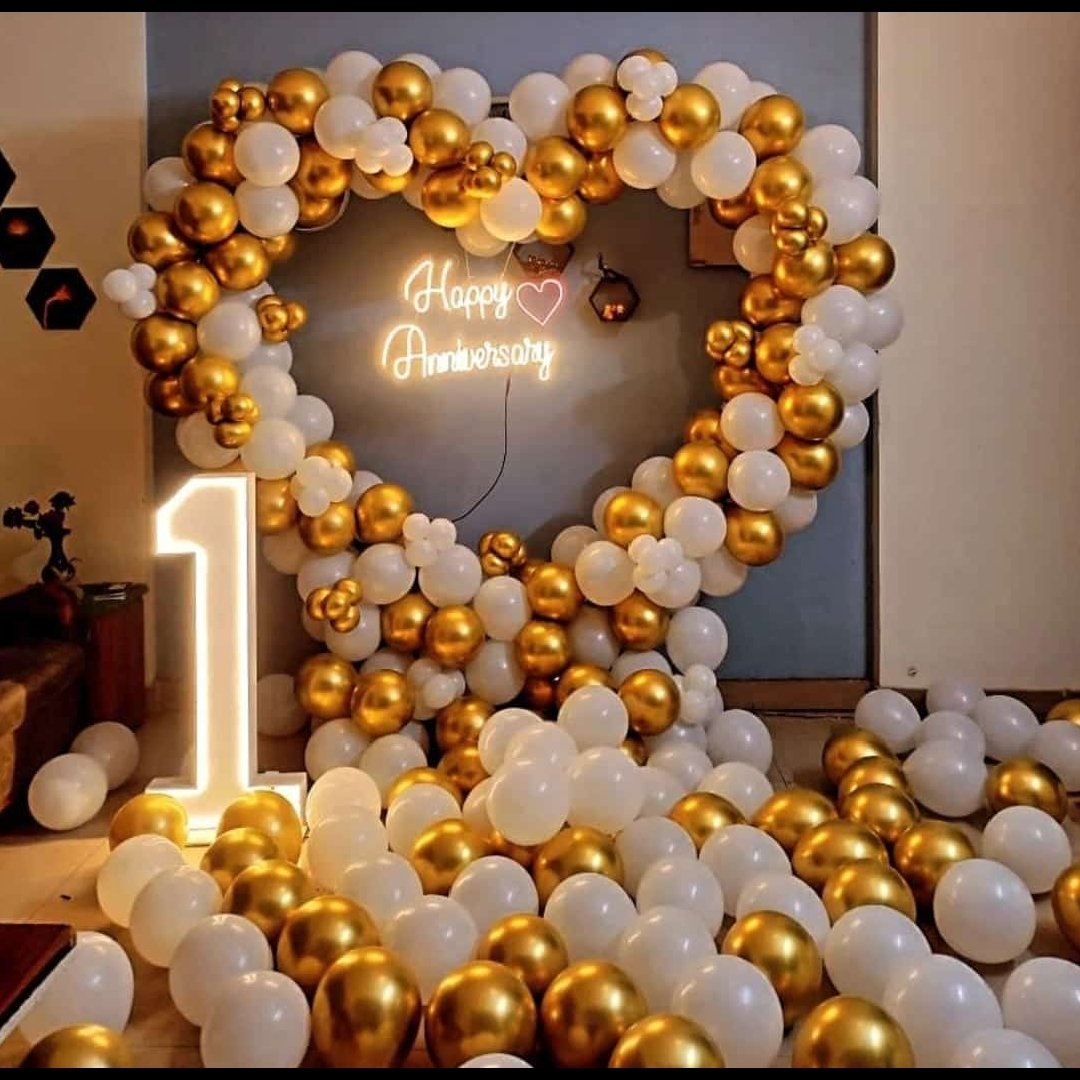 Romantic Anniversary Decoration - Deepak Balloon