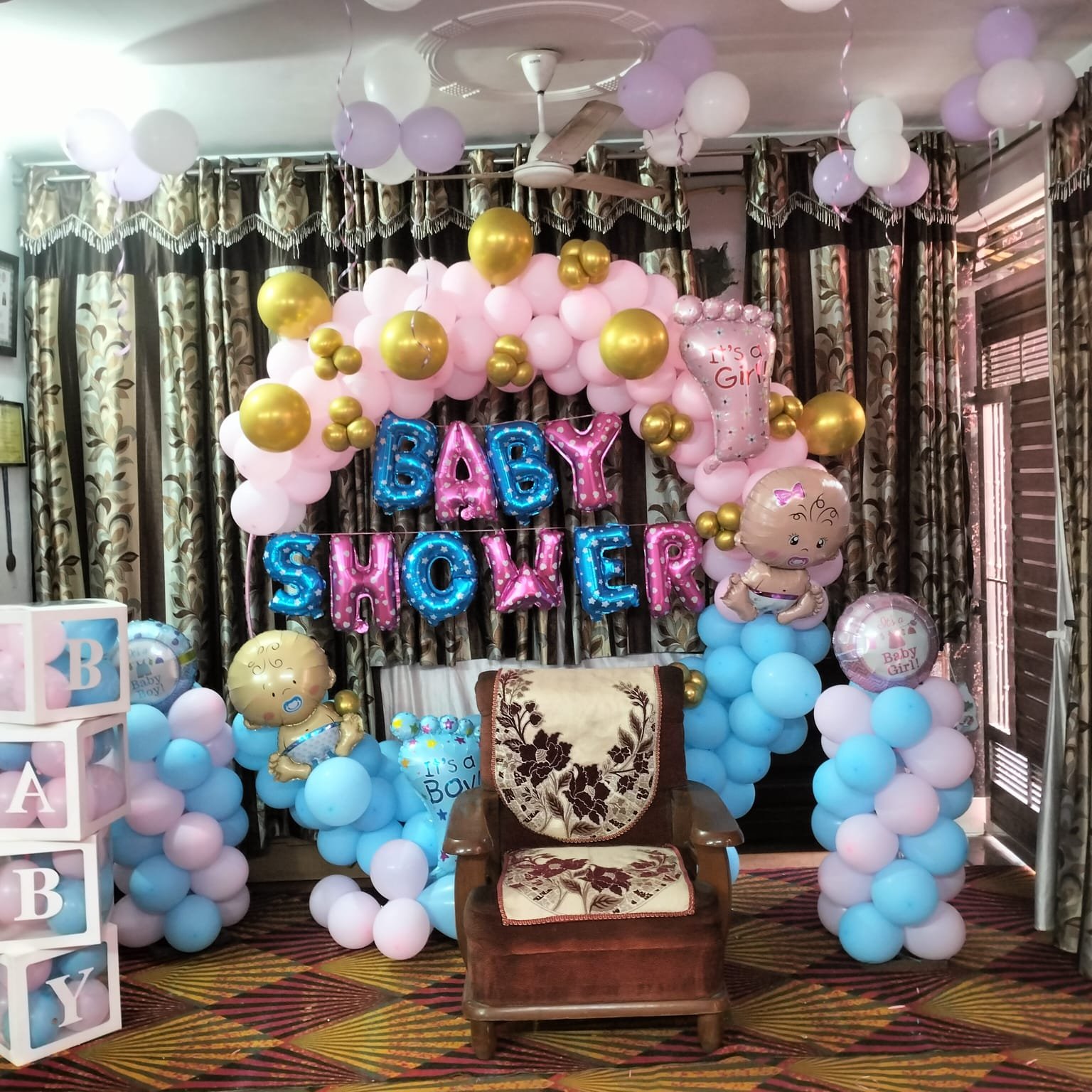 Baby Shower Decoration Near me - Deva Balloon & Decor In Delhi Top Balloon Decoratiors