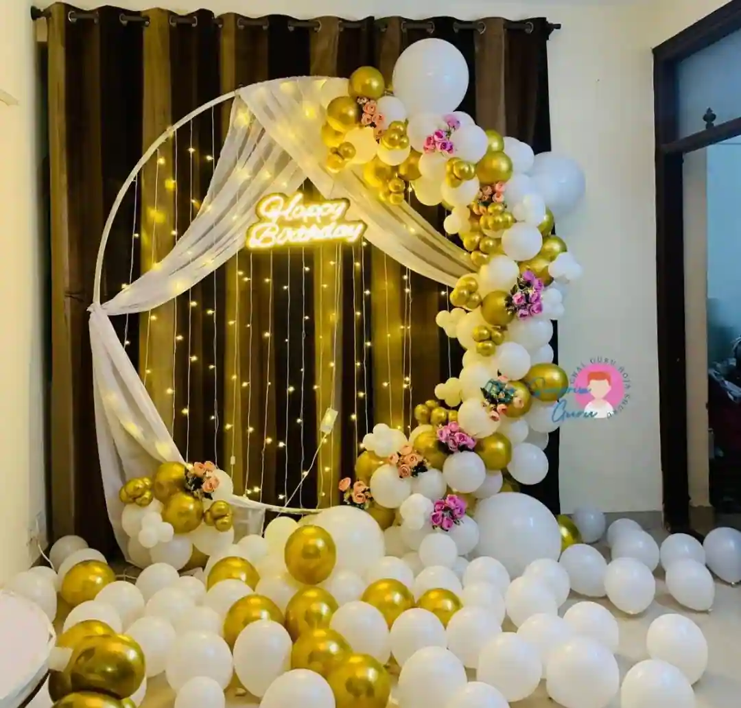 Birthday Wall Decoration - Deepak Balloon