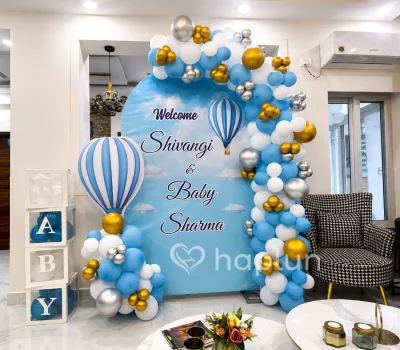 Baby Boy Welcome Decoration - Deepak Balloon