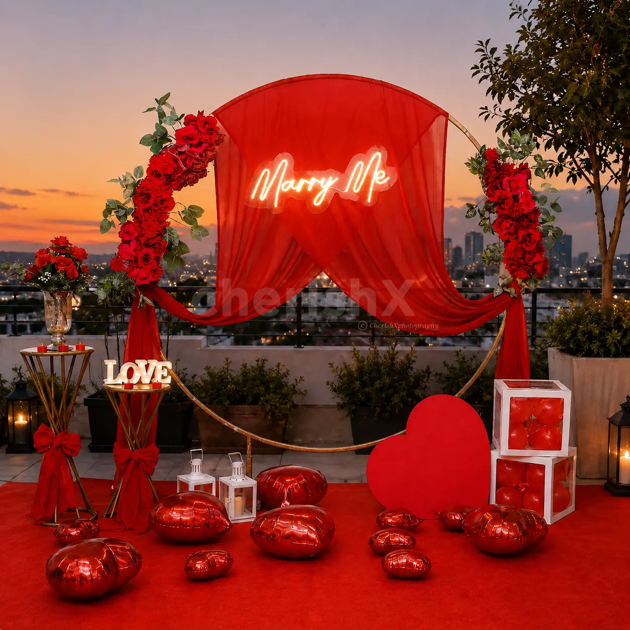 Romantic Room Decoration - Deepak Balloon