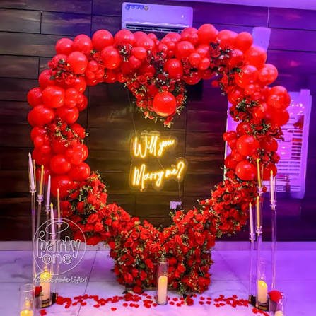 Just Married Magic Decoration - Deepak Balloon
